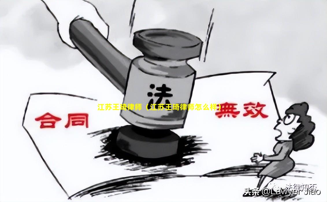 江苏王琦律师（江苏王琦律师怎么样）