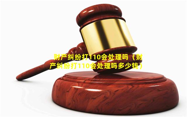 财产纠纷打110会处理吗（财产纠纷打110会处理吗多少钱）